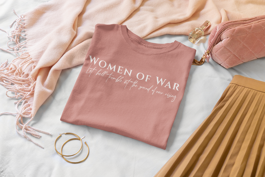 Women of War - Mauve Tshirt