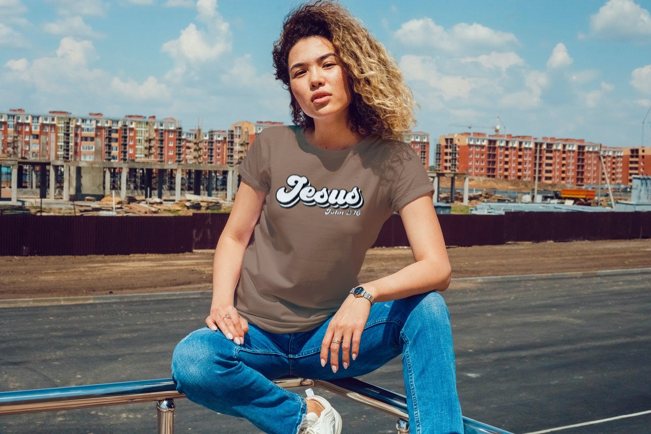 Jesus - Chestnut Tshirt