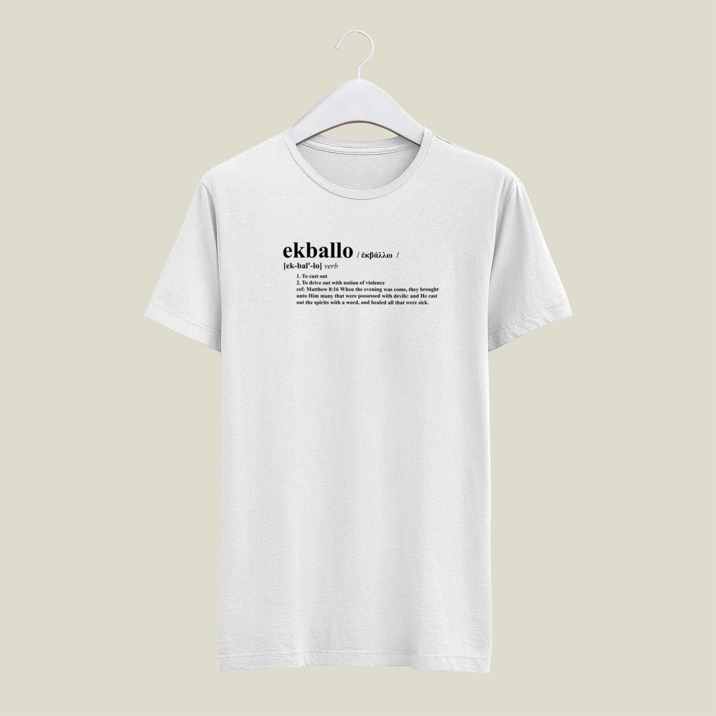 Ekballo - White Tshirt