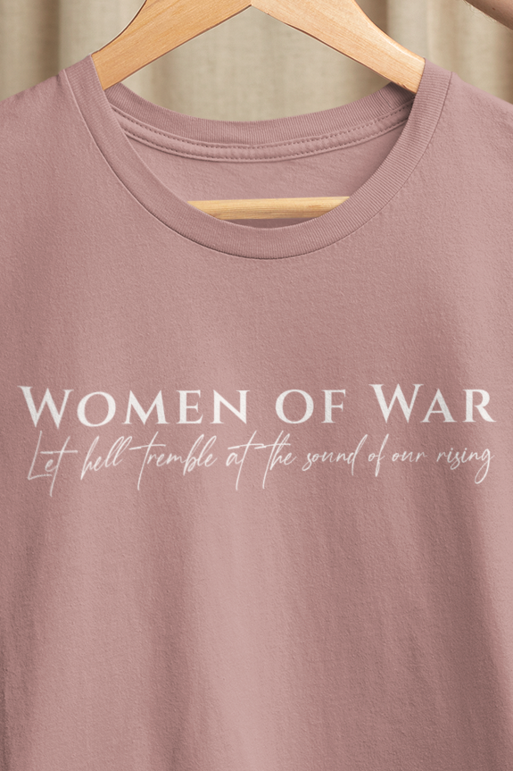 Women of War - Mauve Tshirt
